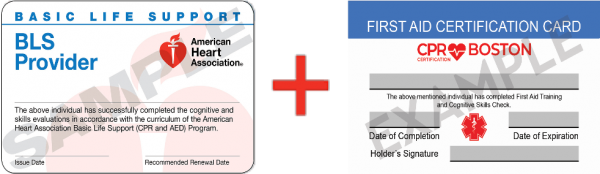 American Heart Association BLS CPR and AED Certification & First Aid Certification